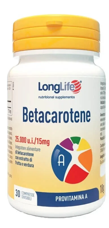 LONGLIFE BETA-CAROTEN 30CPR — preț și oferte