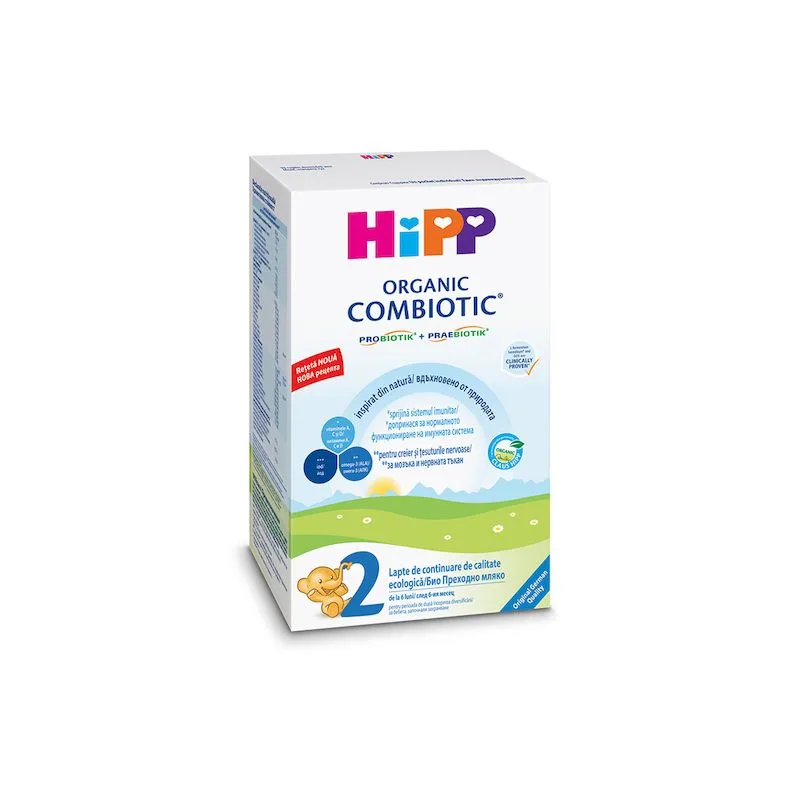 Hipp Organic Combiotic 2 Lapte praf formula de continuare +6 luni | 300 gr — preț și oferte