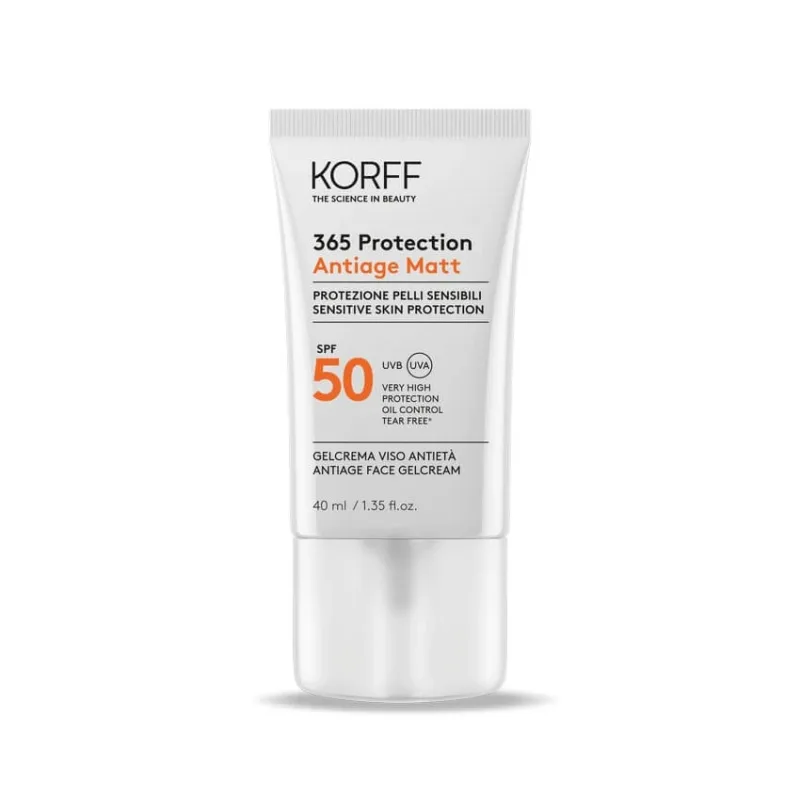 Korff 365 Protection Antiage Matt SPF50+ Protecție pentru pielea sensibilă 40 ml — preț și oferte