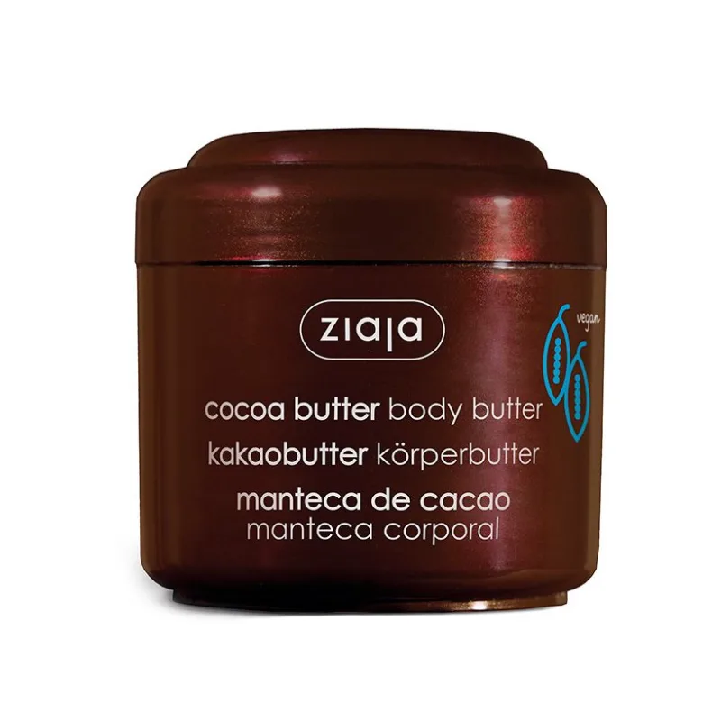 Unt de corp cu unt de cacao si vitamina E, 200 ml, Ziaja — preț și oferte