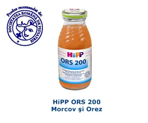 HIPP ORS 200 MORCOVI BAUTURA IMPOTRIVA DIAREEI — preț și oferte