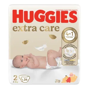 Huggies Extra Care nr.2, 3-6 kg | 24 bucati