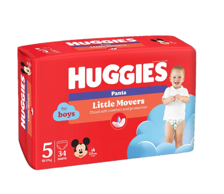 Huggies Pants scutece chilotel baietel nr.5, 12-17 kg | 34 bucati — preț și oferte