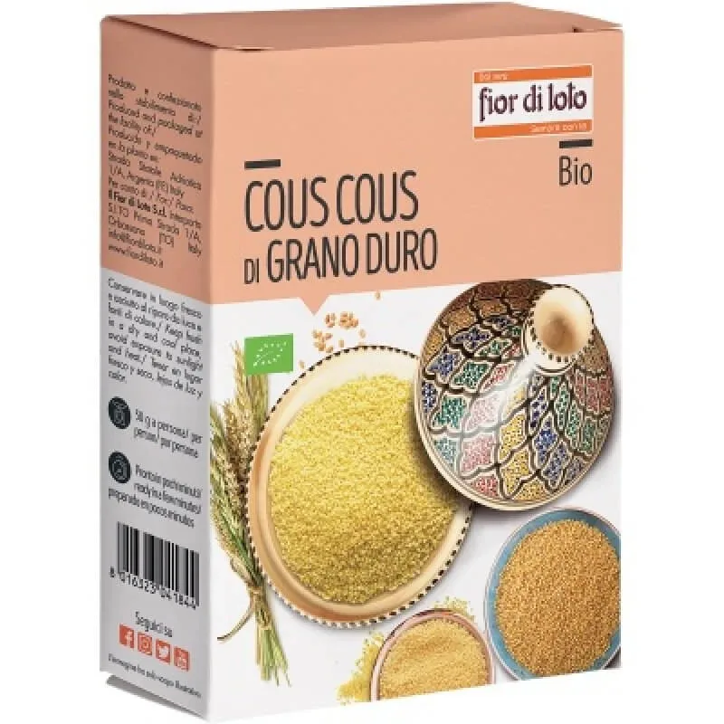 Fior Di Loto Cous Cous Semolă organică de grâu dur 500g — preț și oferte