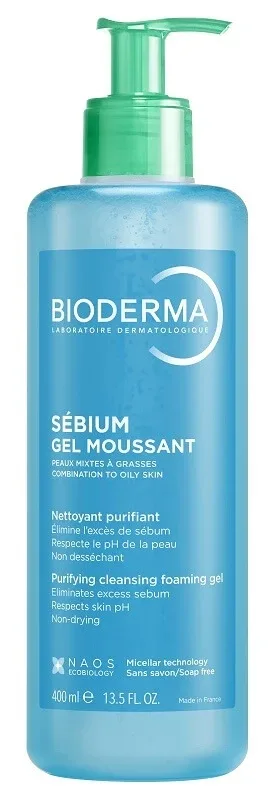 SEBIUM GEL MOUSSANT 400ML — preț și oferte