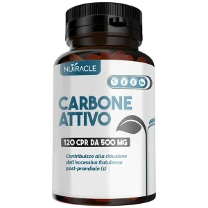 Nutracle cărbune activ 120 comprimate