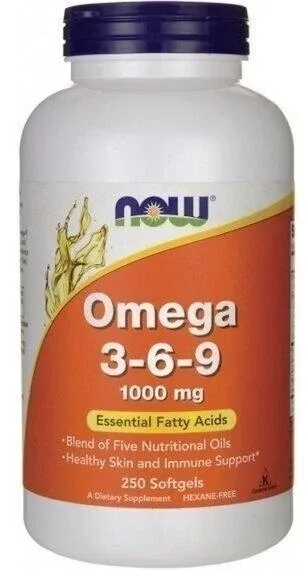 NOW FOODS Omega 3-6-9 1000 mg 250 capsule — preț și oferte