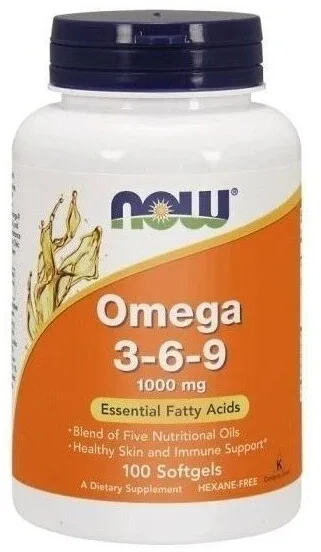 NOW FOODS Omega 3-6-9 100 capsule — preț și oferte
