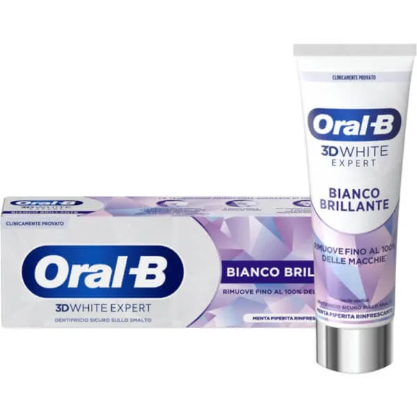 Oral B 3D White Expert pastă de dinți albă strălucitoare 75 ml — preț și oferte