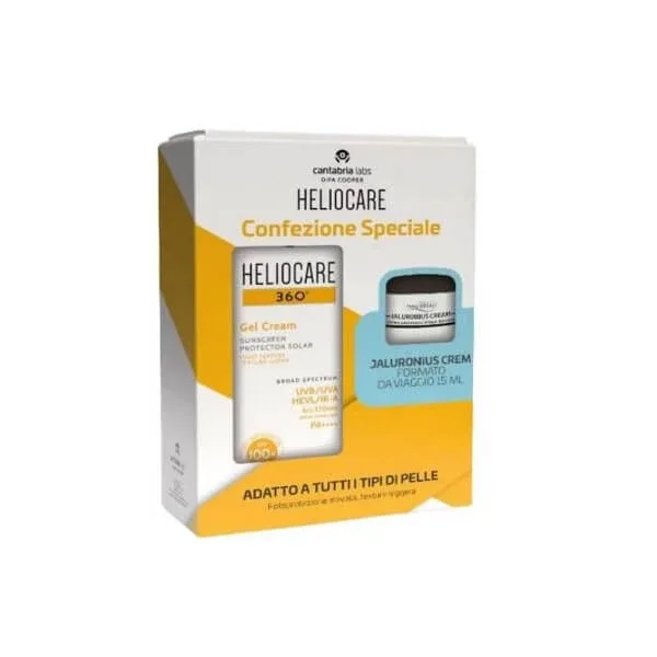 Heliocare 360° protecție 100+ cu cremă jaluronius de călătorie — preț și oferte