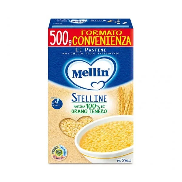 Mellin Pastina Stelline 500g — preț și oferte