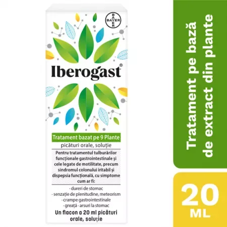 Iberogast picaturi orale, Bayer | 20 ml — preț și oferte