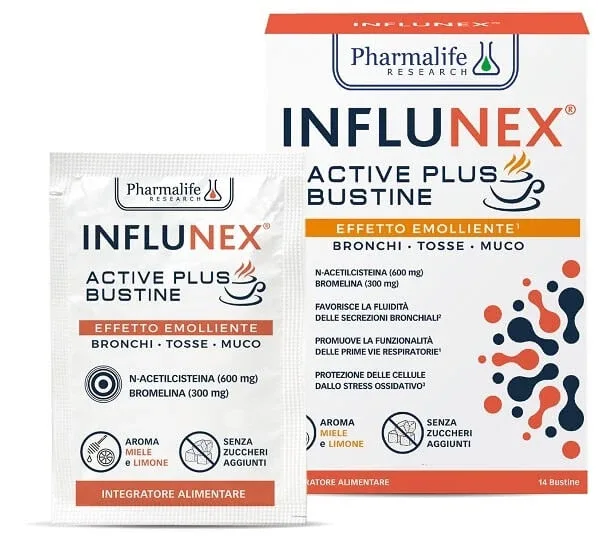 Influnex Active Plus Emolient 14 pliculețe — preț și oferte
