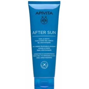 Apivita After Sun - Gel-cremă de corp pentru față 100ml