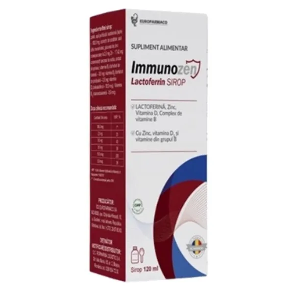 Immunozen Lactoferrin sirop pentru copii, Eurofarmaco | 120 ml — preț și oferte