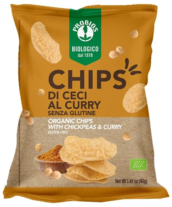 PROBIOS Chickpea Curry Chips 40g — preț și oferte