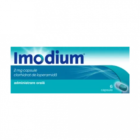 Imodium 2 mg, Mcneil Healthcare | 6 capsule — preț și oferte