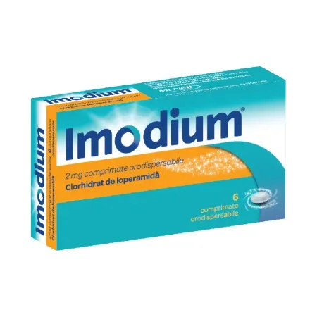 Imodium 2 mg, Mcneil Healthcare | 6 comprimate orodispersabile — preț și oferte