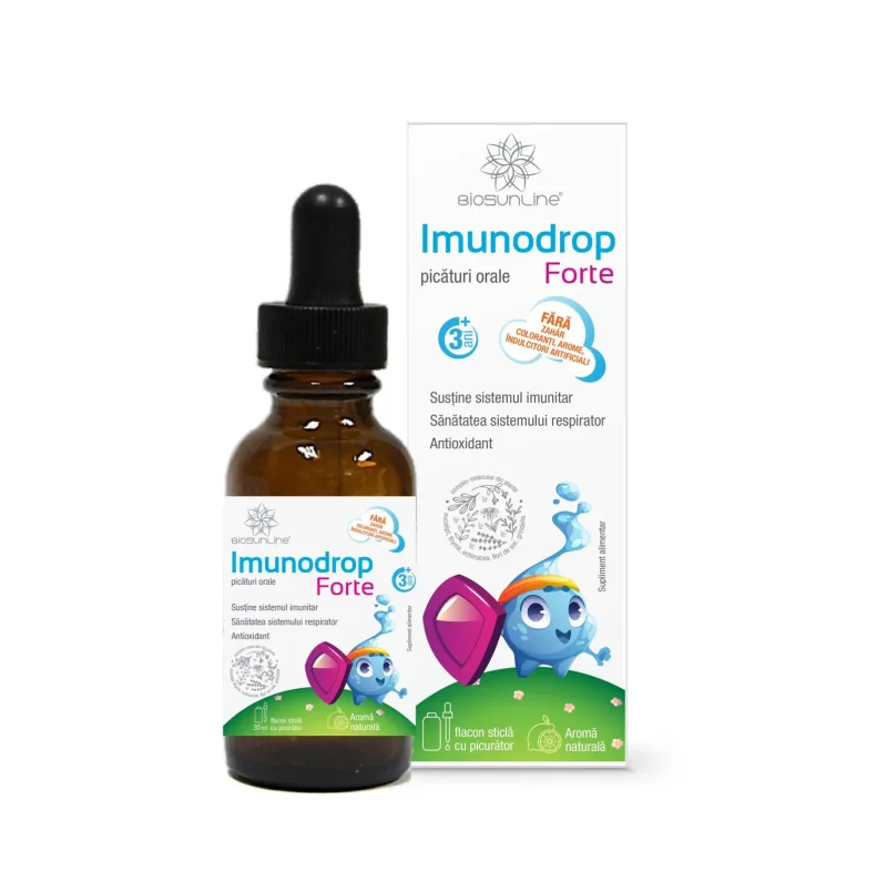 Imunodrop Forte picaturi orale, BioSun Line | 30 ml HELCOR — preț și oferte