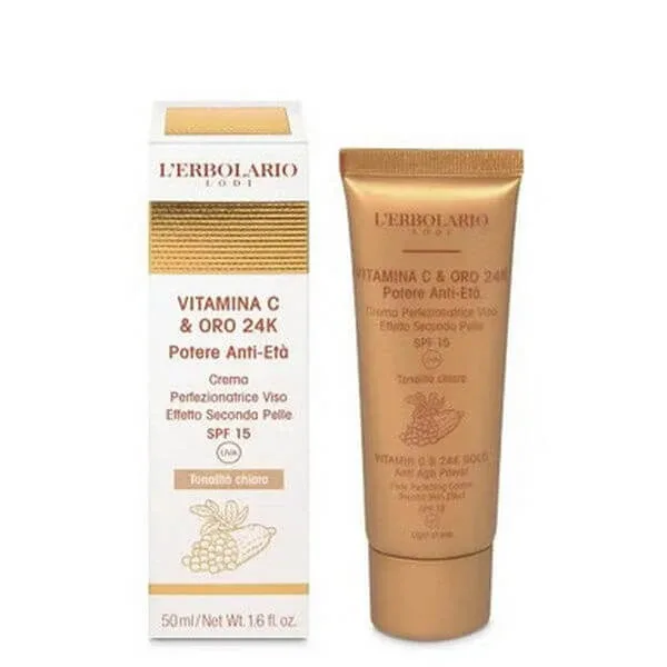 Vitamina C și aur Crema de față perfecționatoare Second Skin Effect Spf15 Clear 50 Ml — preț și oferte