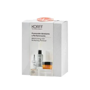 Set de cremă de față, ser și loțiune exfoliantă Korff
