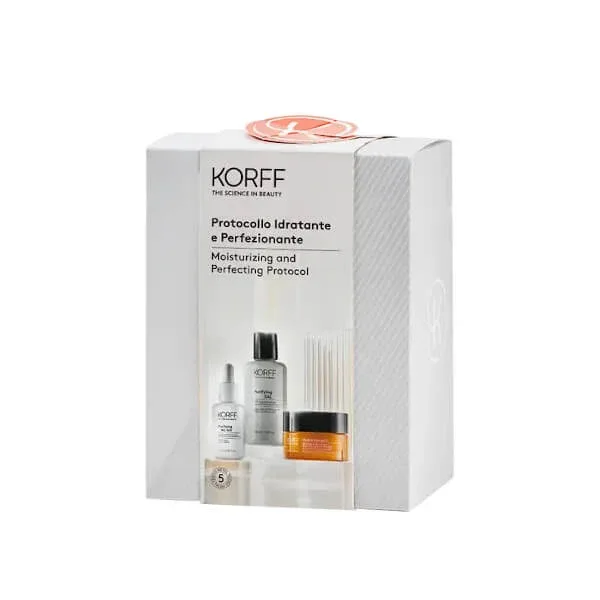 Set de cremă de față, ser și loțiune exfoliantă Korff — preț și oferte