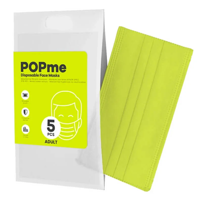 Popme Măști chirurgicale Lime 5 bucăți — preț și oferte