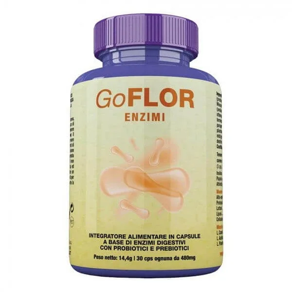 GOFLOR Enzime 30 Cps 480mg — preț și oferte