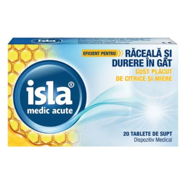 Isla Medic Acute Citrice si Miere, Engelhard Arzneimittel | 20 tablete de supt — preț și oferte