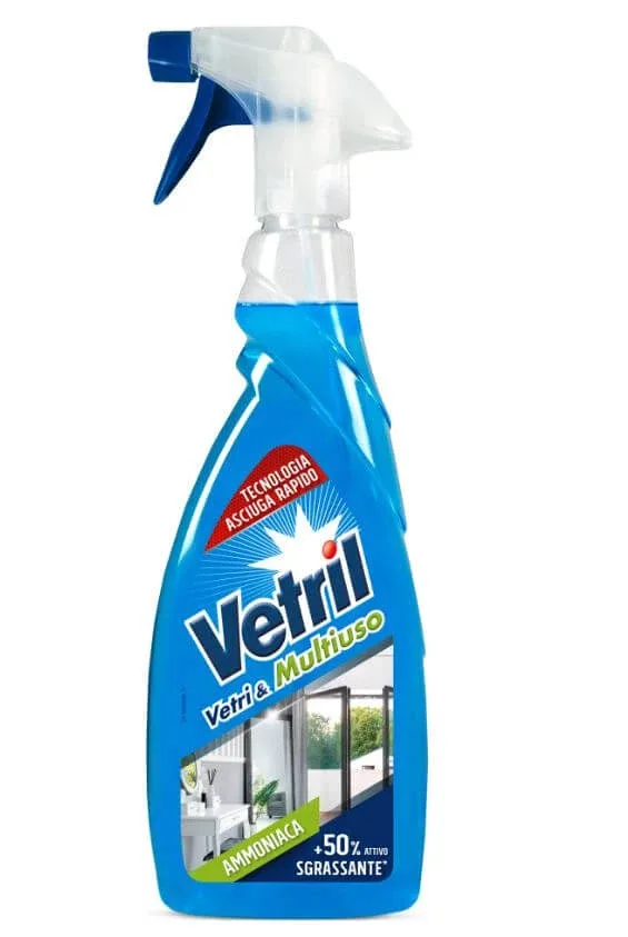 VETRIL DETERGENT DE STICLĂ ȘI AMONIAC MULTIFUNCȚIONAL 650 ML — preț și oferte