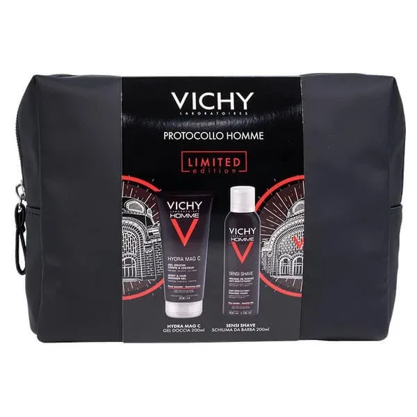 Protocol de bărbierit Vichy Homme în geantă 2 bucăți — preț și oferte