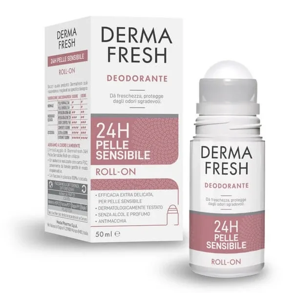 Dermafresh Sensitive Skin deodorant roll-on 24h 50 ml — preț și oferte