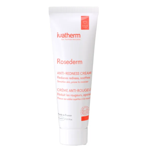 IVATHERM ROSEDERM CREMA PIELE SENSIBILA CUPEROZICA 30ML — preț și oferte