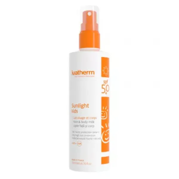 IVATHERM SUNLIGHT KIDS SPF50 200ML — preț și oferte