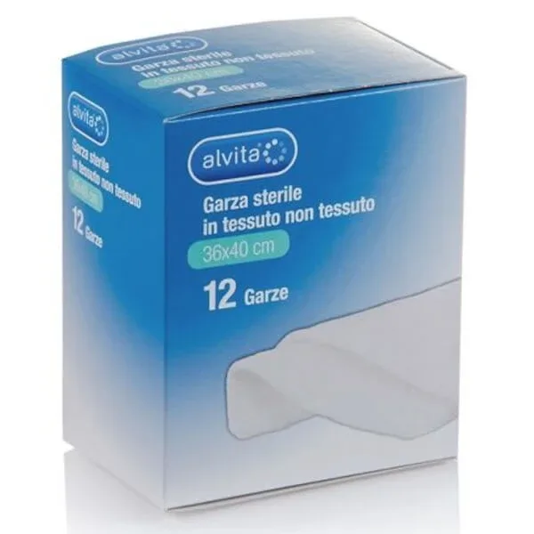 Alvita Sterile TNT pansament Gauze 36x40 cm 12 buc pentru pansament — preț și oferte
