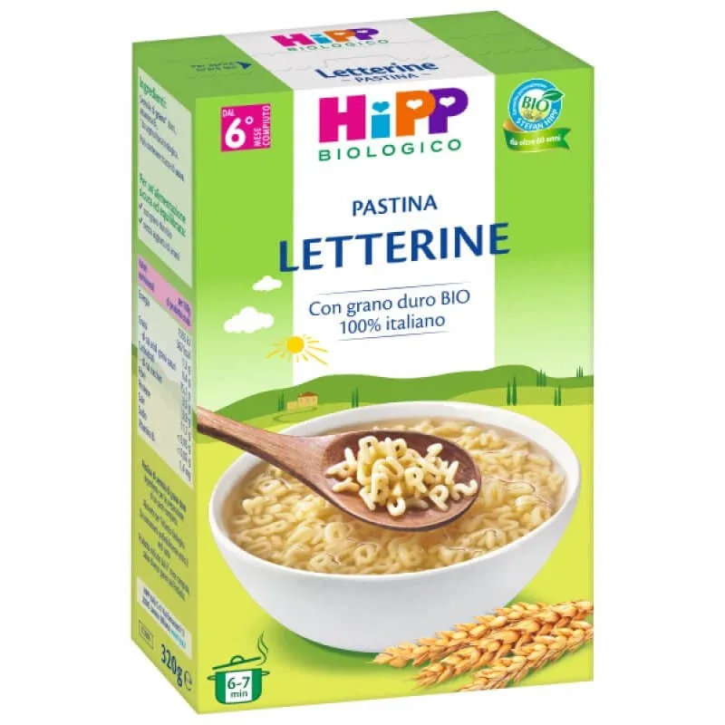 HiPP Organic Pastina Letterine de la 6 luni 320g — preț și oferte