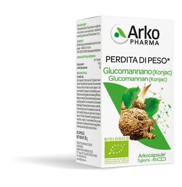 Glucomannan 45 Capsule Arkocapsule — preț și oferte