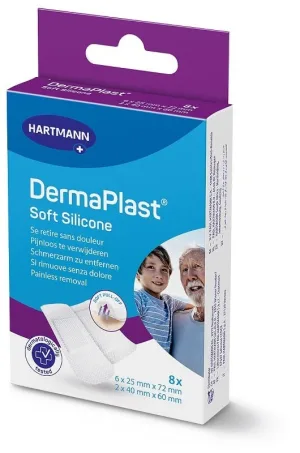 CER DERMAPLAST SOFT SIL 2F 8PCS