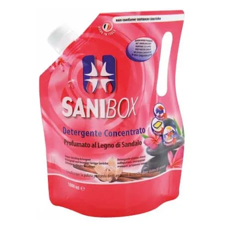 PET PROFESSIONAL SANIBOX DETERGENT CONCENTRAT LEMN DE SANTAL 1 LT — preț și oferte