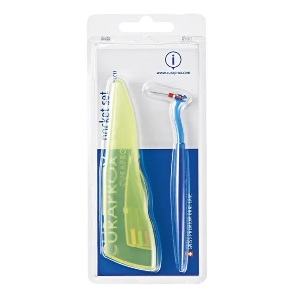 Kit de buzunar pentru periute interdentare, Curaprox — preț și oferte