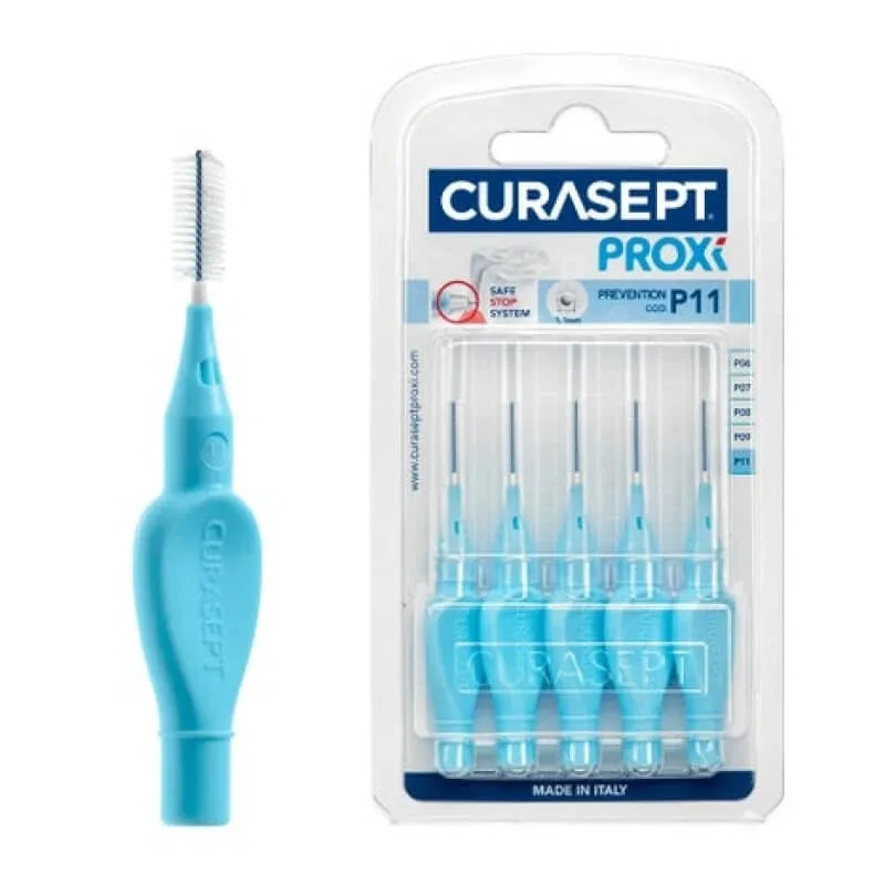PROXI P11 Albastru deschis CURASEPT 6 Pensule — preț și oferte