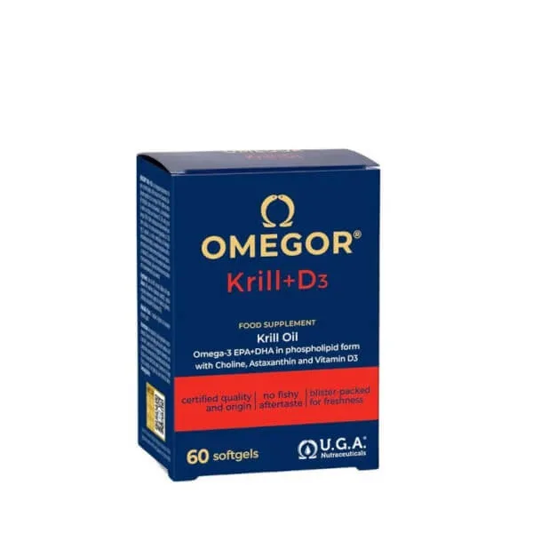 Omegor krill D3 60 comprimate — preț și oferte