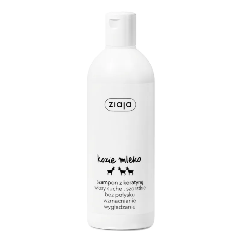 Sampon pentru intarirea firului de par cu lapte de capra si keratina, 400 ml, Ziaja — preț și oferte
