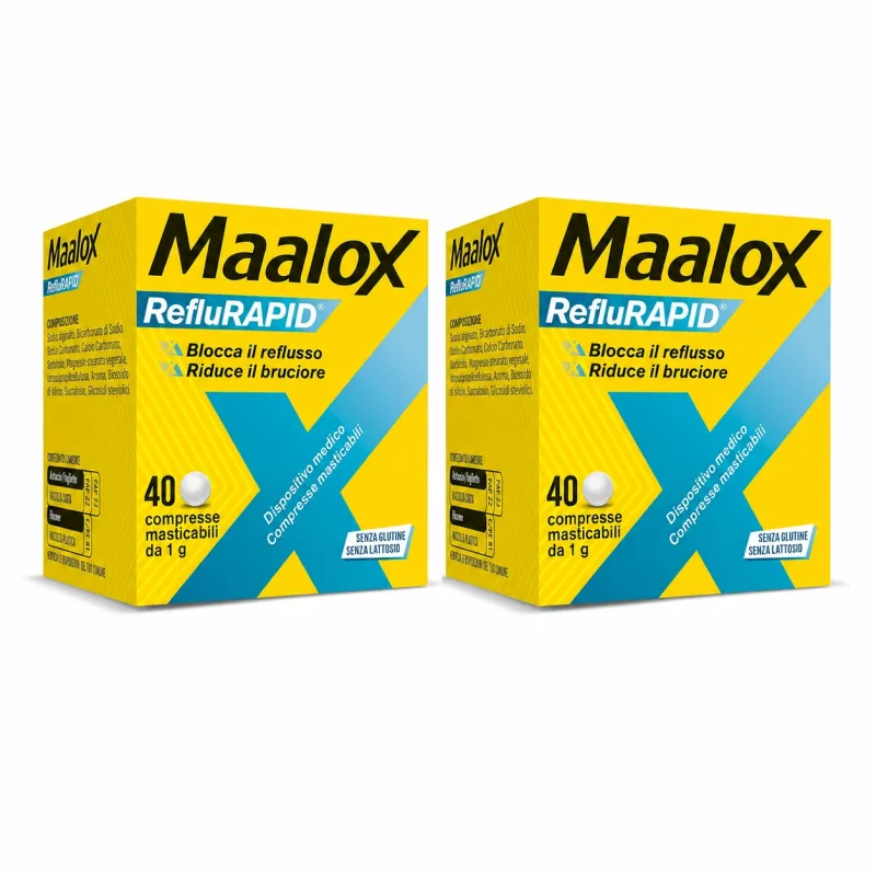 Maalox reflurapid 2x40 comprimate masticabile SANOFI — preț și oferte