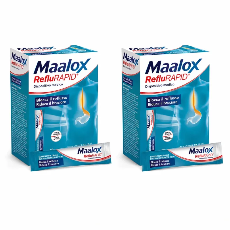 Suspensie orală maalox reflurapid 2x20 plicuri monodose SANOFI — preț și oferte