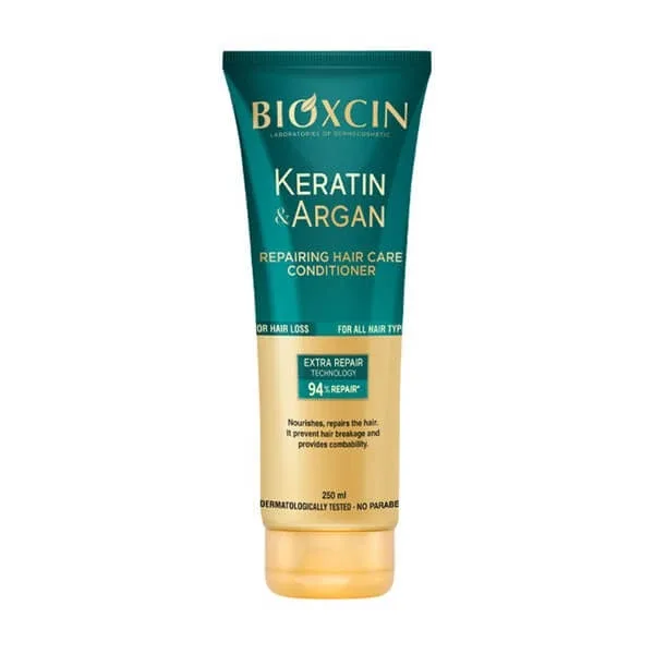 Bioxcin Keratin &amp; Argan, balsam regenerant și reconstructor, 250 ml — preț și oferte