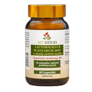 My Herbs Lactobacillus Plantarum 299V cu butirat de sodiu, capsule, 60 buc.