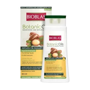 Bioblas Botanic Oils, șampon nutritiv de argan împotriva căderii părului, 360 ml