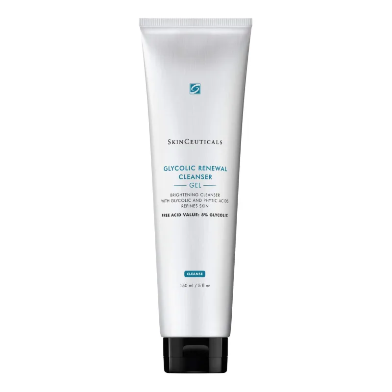 SkinCeuticals Glycolic Renewal Detergent exfoliant cu acid glicolic pentru reînnoirea și iluminarea pielii 150 ml — preț și oferte