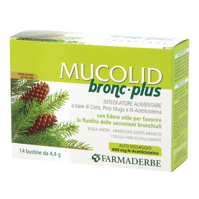 Mucolid Bronc Plus 600mg 14 pliculețe — preț și oferte